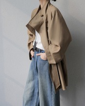 Stand-up collar Coat　T20118