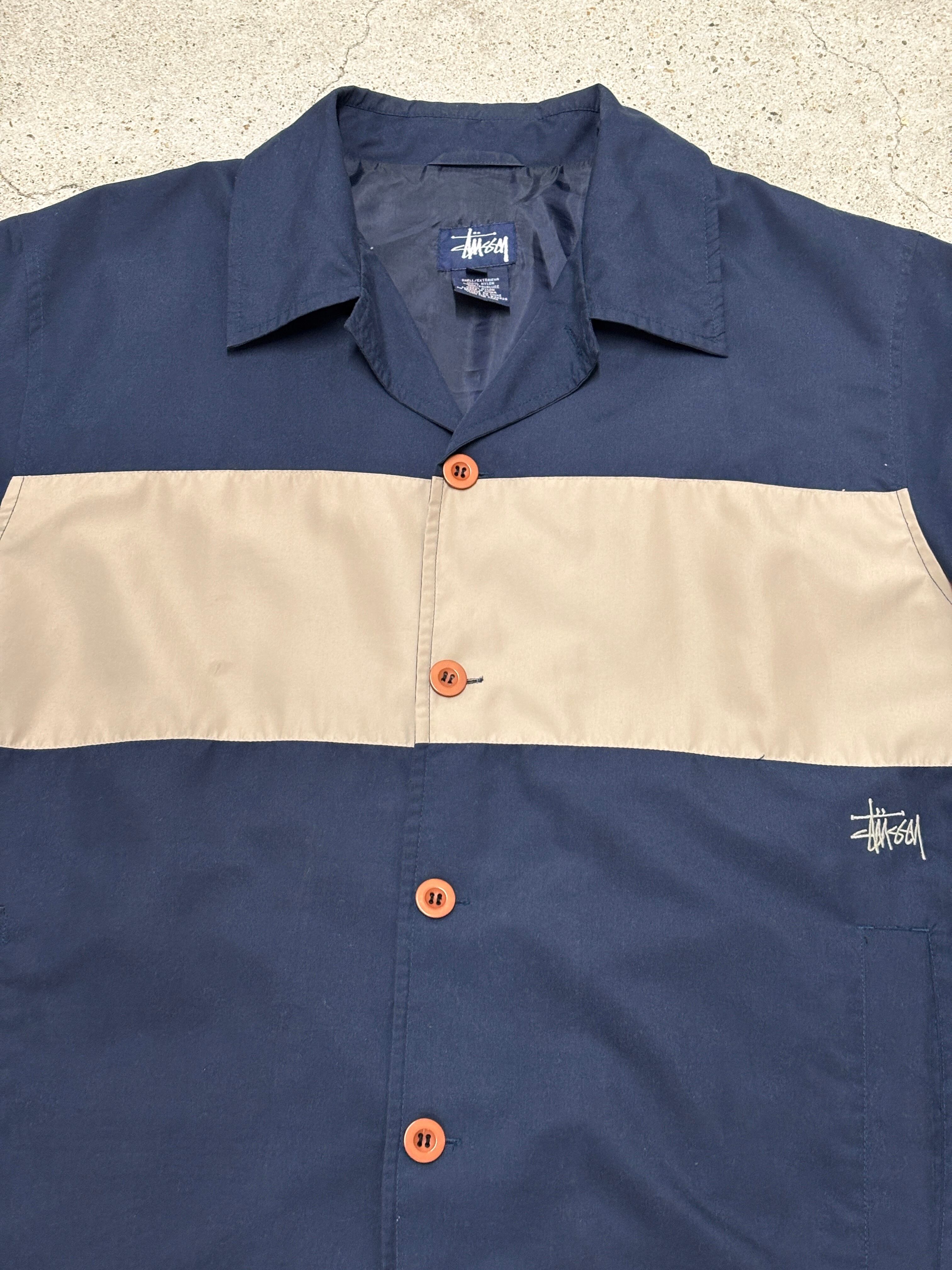 90～00s OLD STUSSY/Nylon Jacket/紺タグ/L/ナイロンジャケット