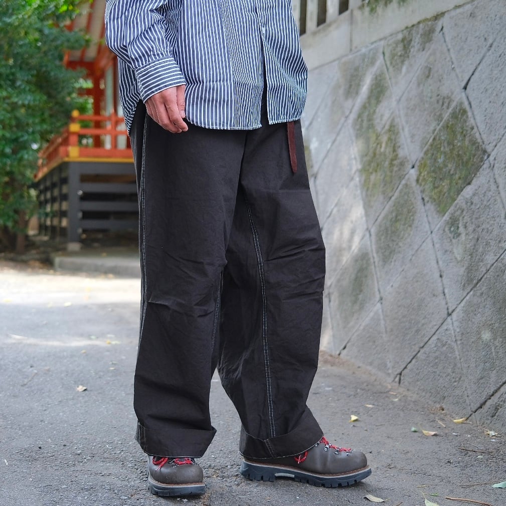 TUKI(ツキ) /baggy trousers G/D -black-(0205)