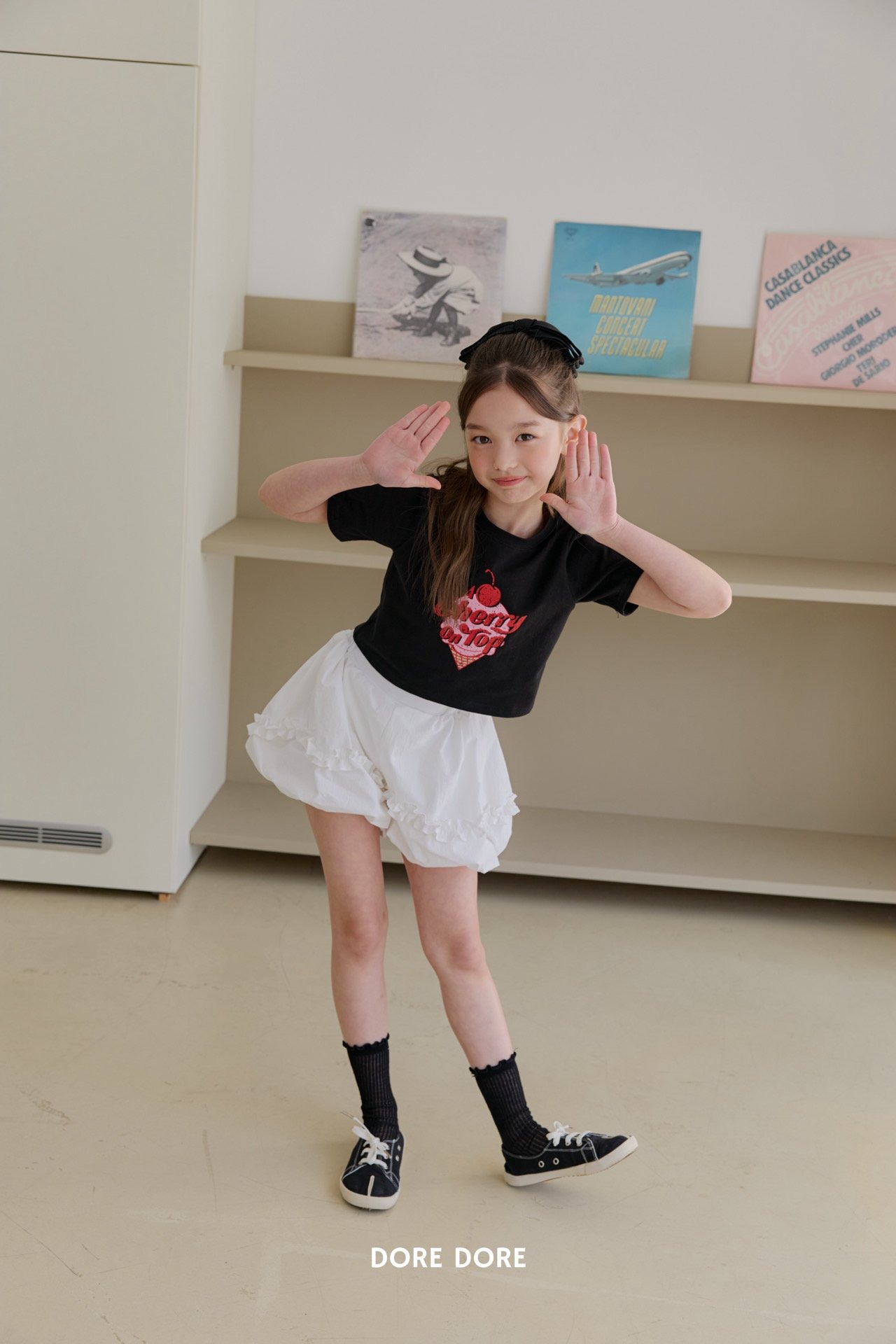 [DOREDORE] Cherry Crop Top (17/19) / [도레도레] 체리크롭티 (17/19)