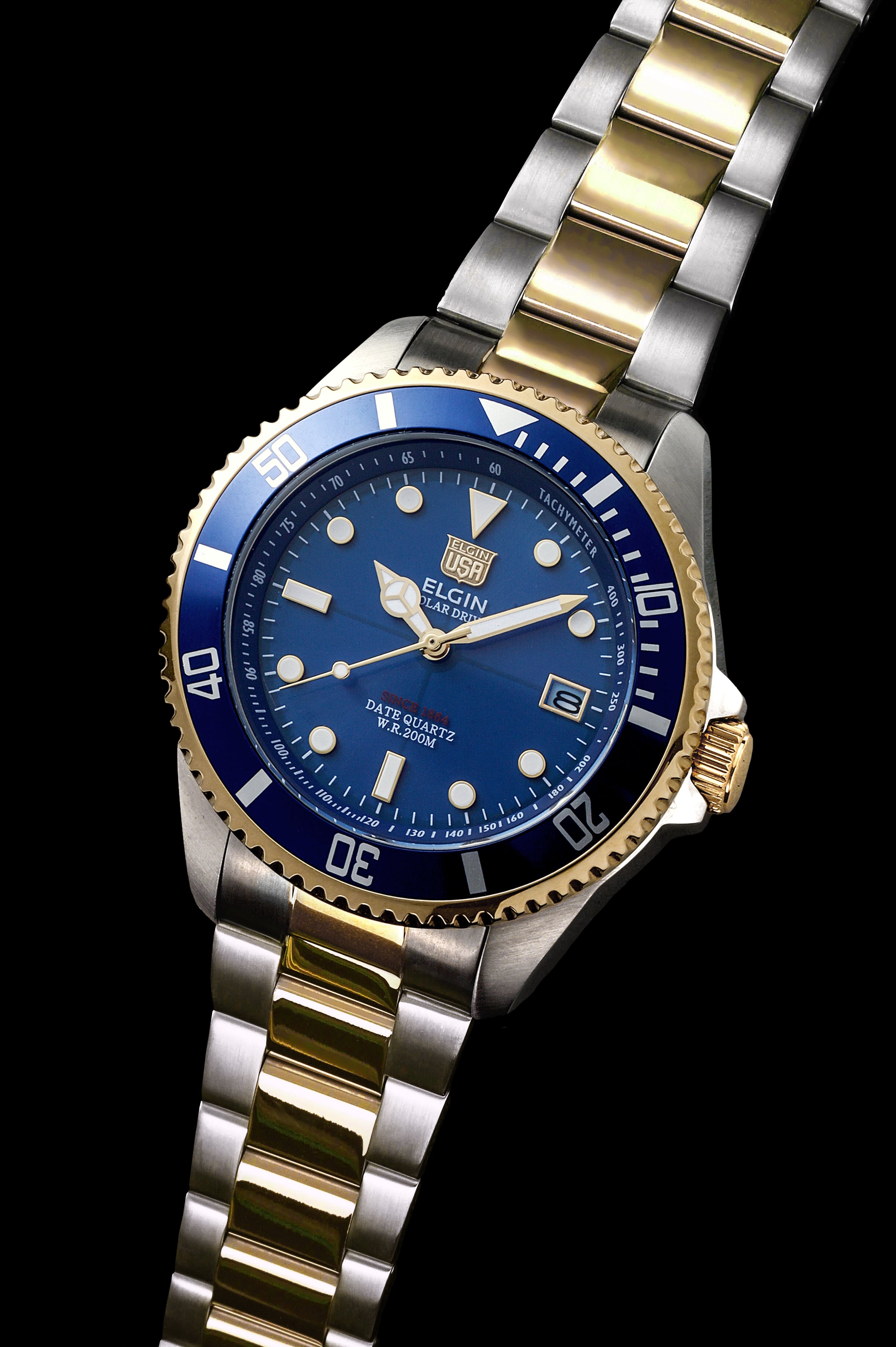 ソーラーダイバー腕時計｜FK1426TG-BL | 腕時計のELGIN｜Online Shop