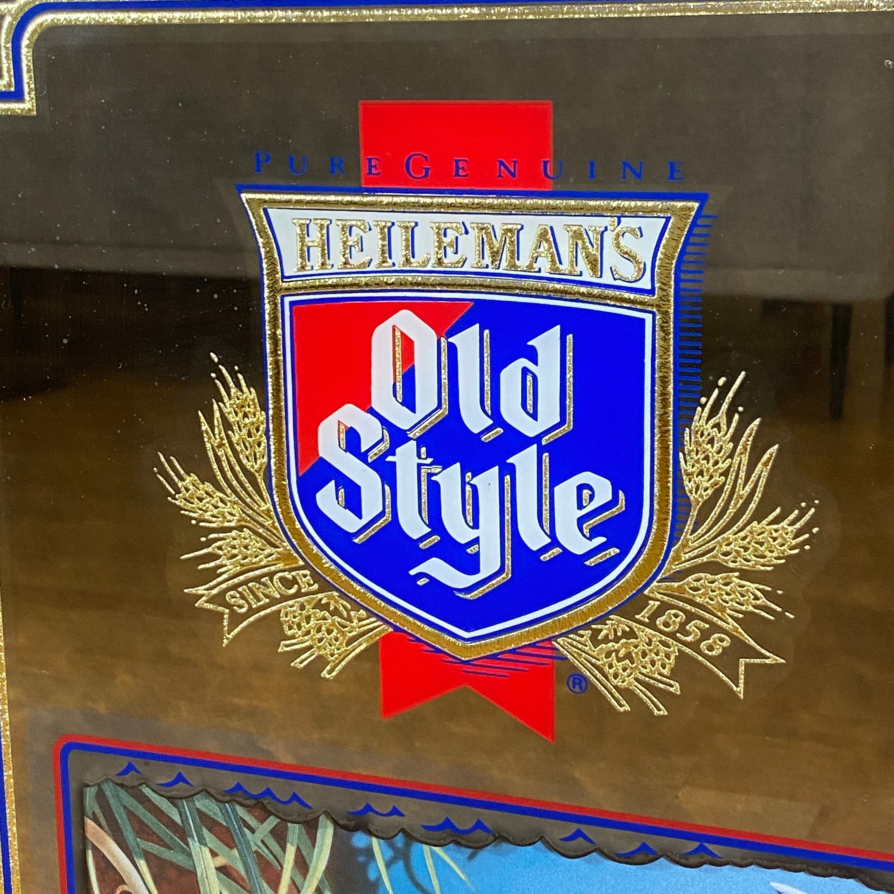 1113【1992年】ビンテージ パブミラー Heileman's Old Style | VINTAGE