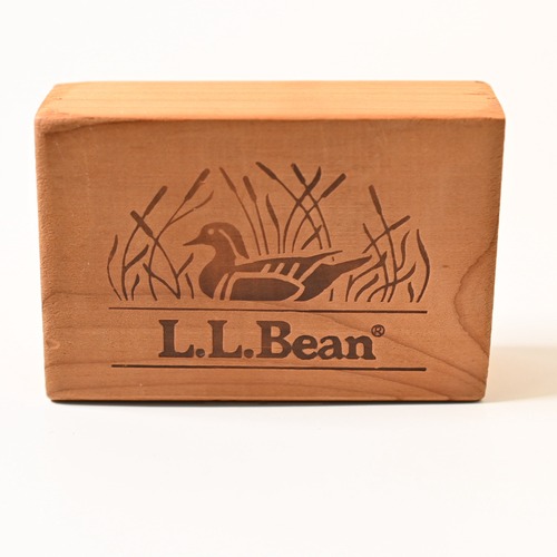 80's~ Vintage L.L.Bean Cedar Wood Block /#5