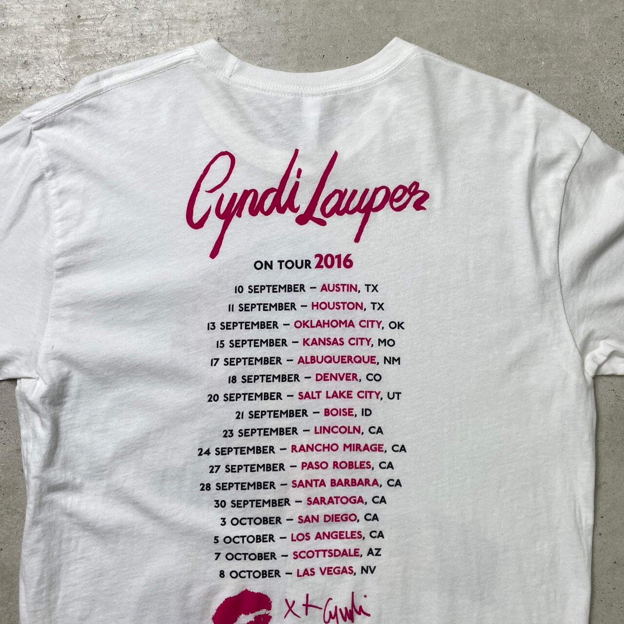 00年代 Cyndi Lauper シンディ・ローパー アーティスト バンドTシャツ