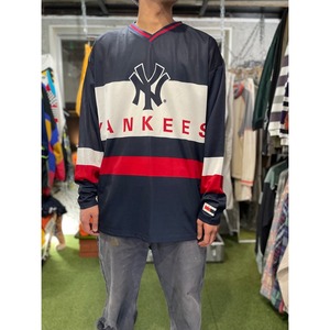 90's Yankees ホッケーシャツ