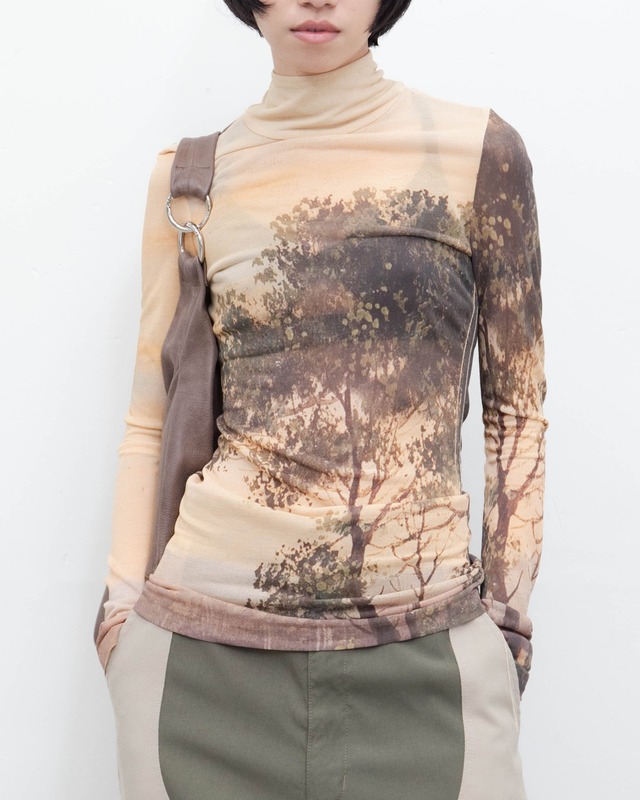 2020s Acne Studios - Esamia Light / printed tulle top