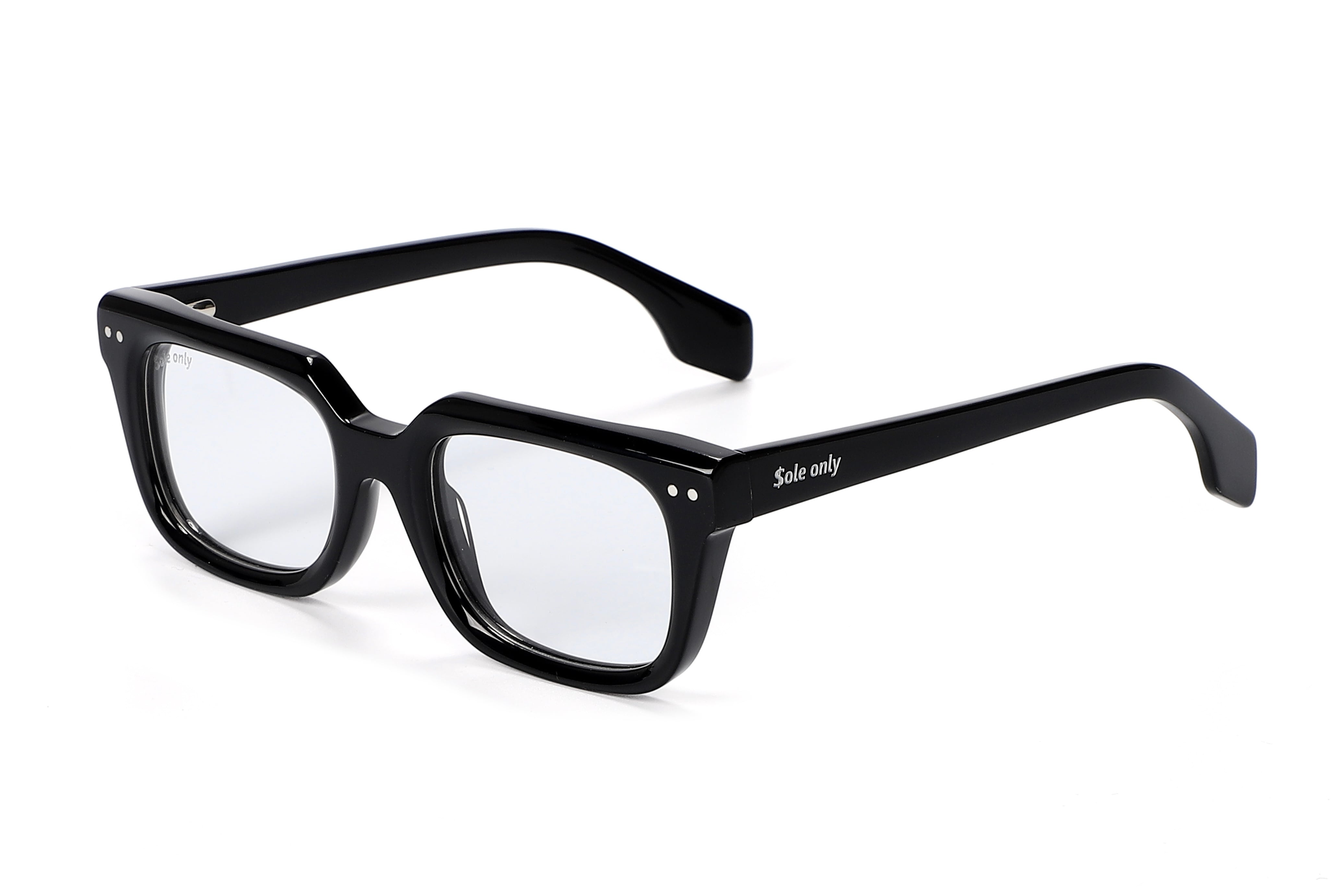 ole only Urban Edge Square Sunglasses (clear) | $ole only
