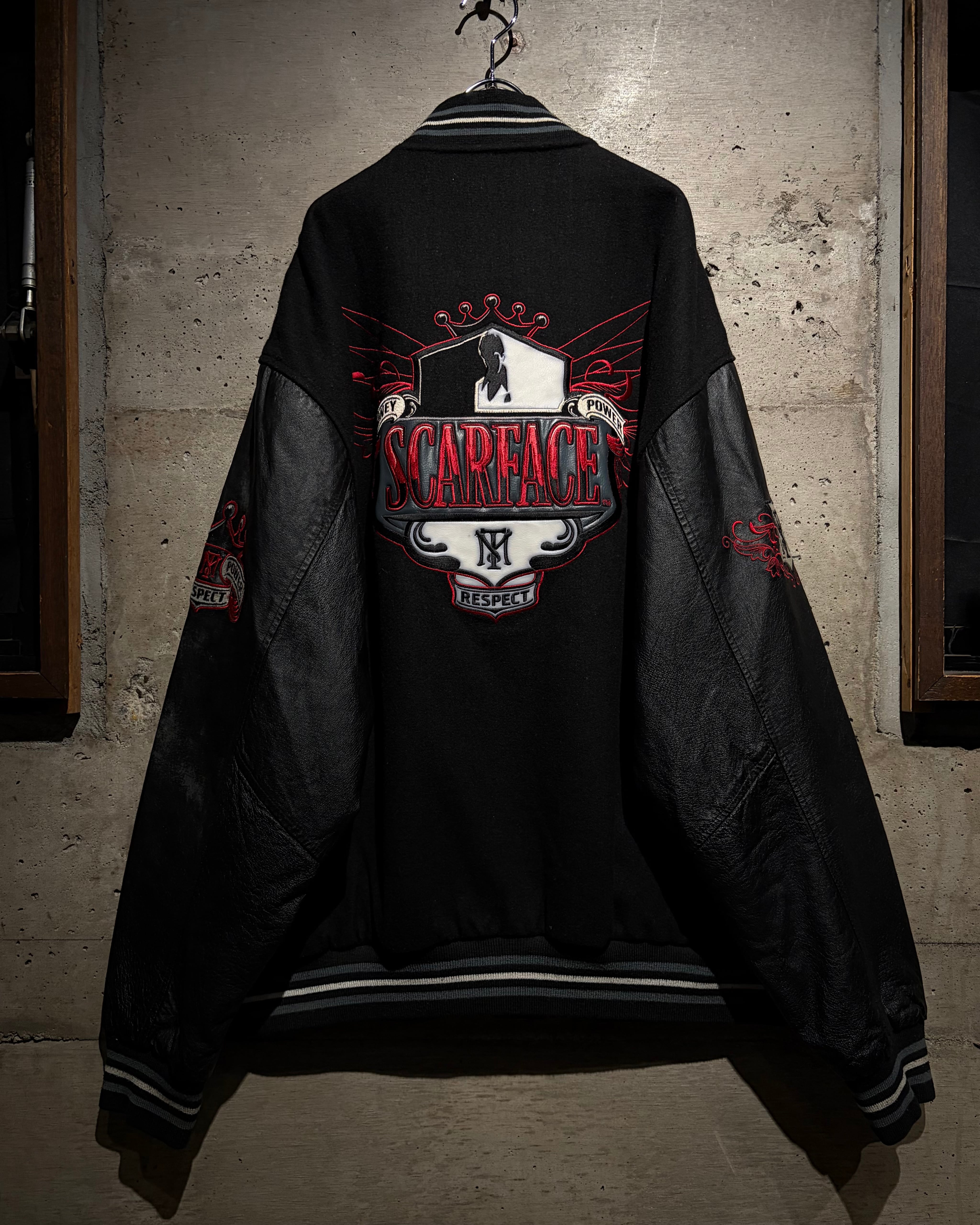 Scarface スタジャン ブラック レッド 入手困難 即納 送料込 リーズン REASON × Scarface アウター (REASON