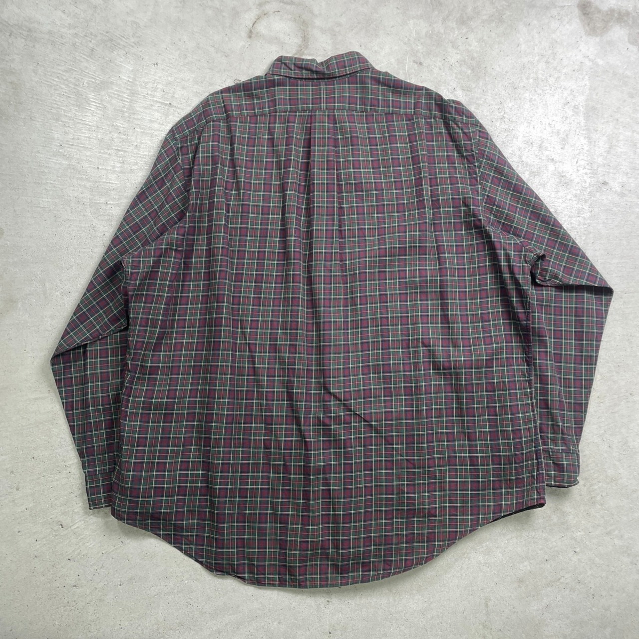 旧タグLサイズ！ENGINEEREDGARMENTS ボタンダウンチェックシャツ 