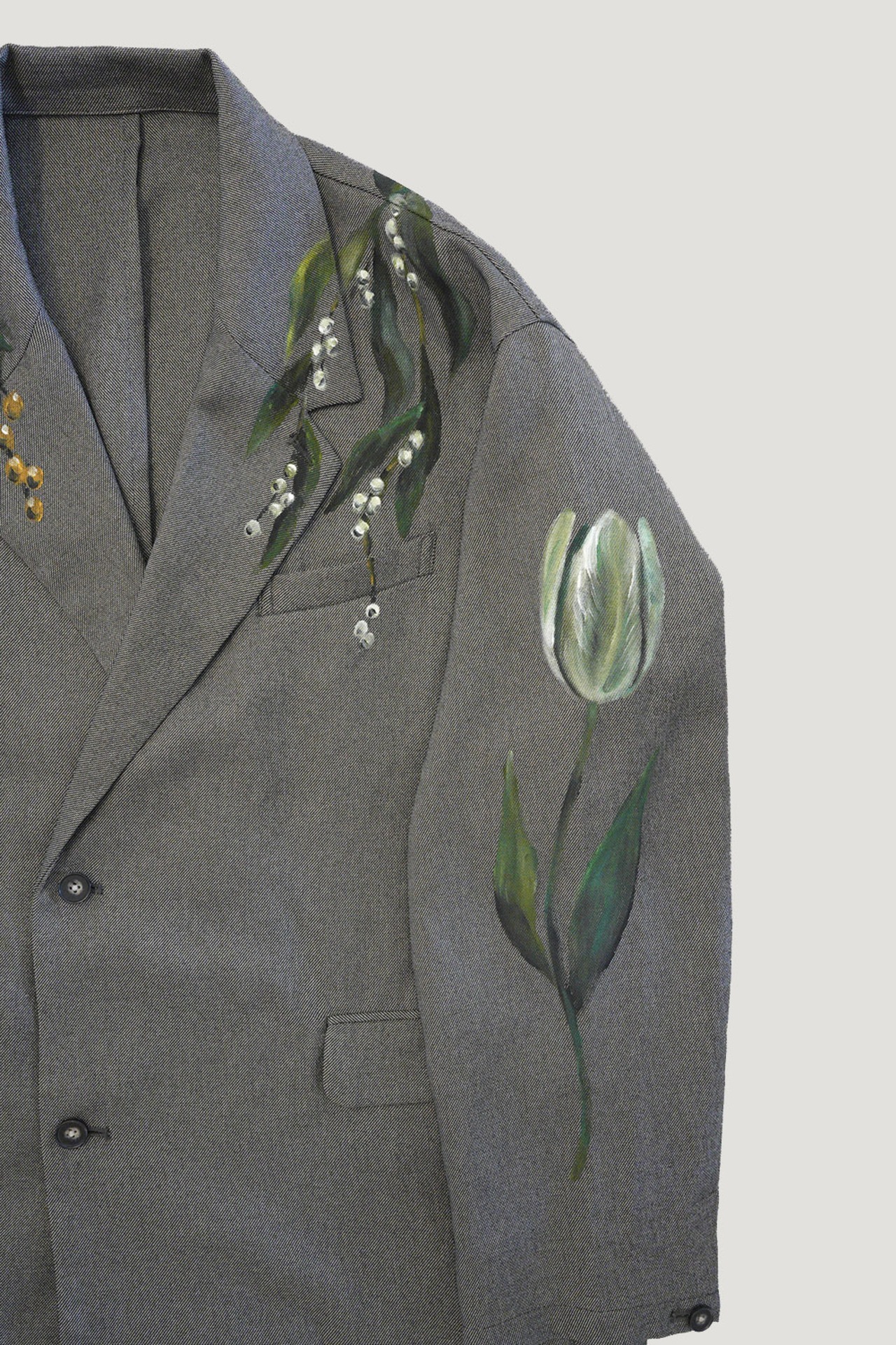 vintage tailored jacket-gray2