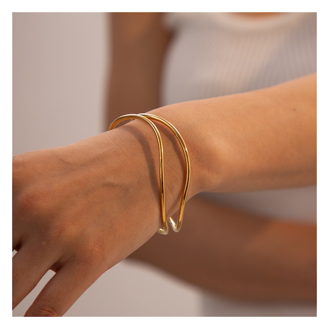 316L Bent Bangle