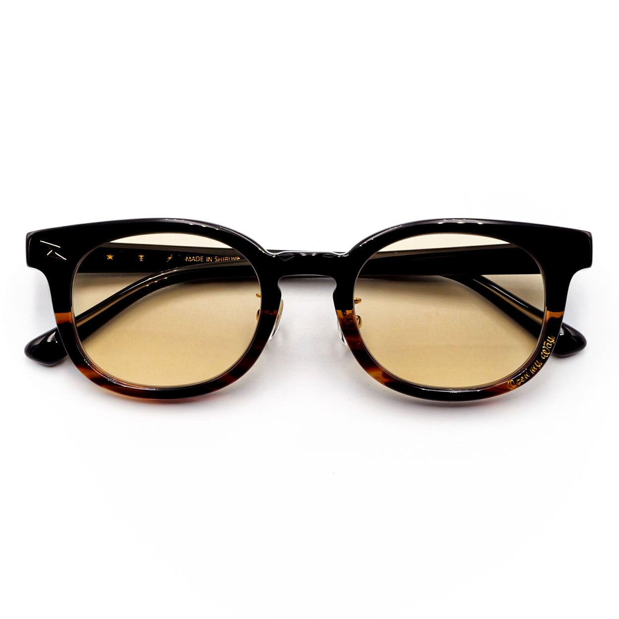 ⚡︎ Milk Brownレンズ / Open 2・Brown sasaフレーム ⚡︎