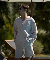 【#Re:room】W GAUZE SHORTS［REP293］