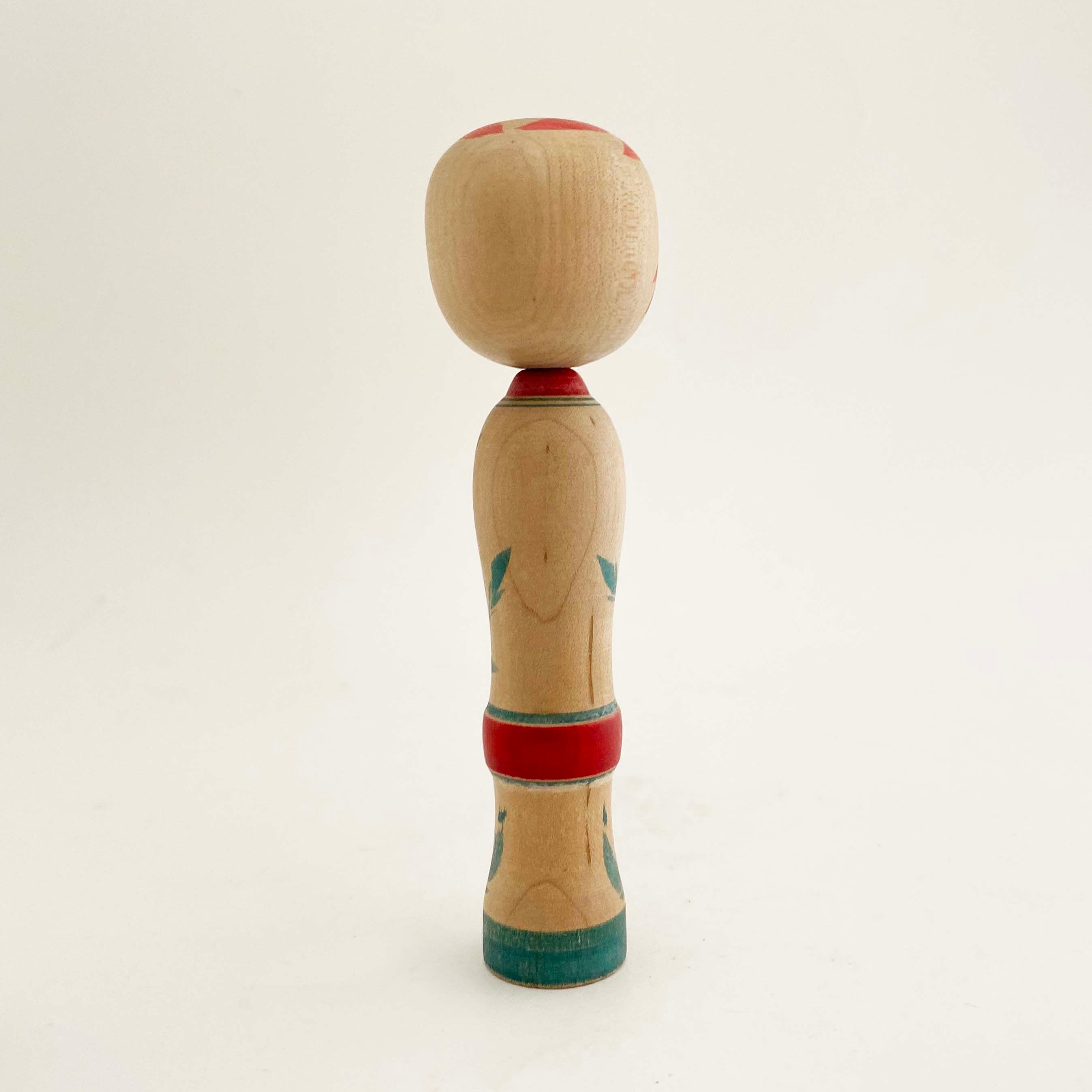 小寸こけし（蔵王高湯系 / 石沢寅雄工人）