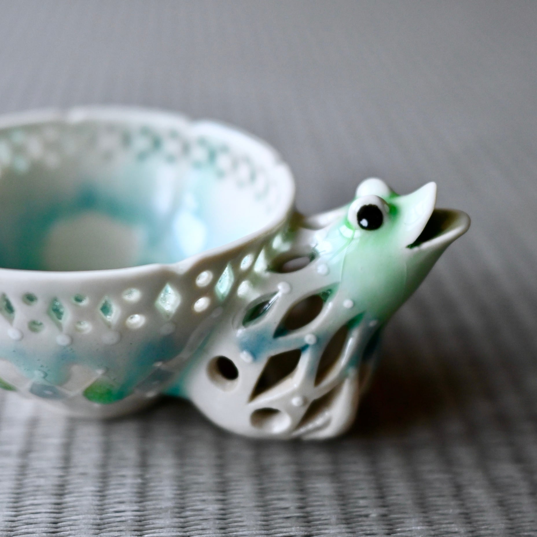 レア★ノベルティ★15th カルカンオリジナル★ニャンニャンライト★陶器製 Bjørn Wiinblad Candle holder H16 cm in Pink