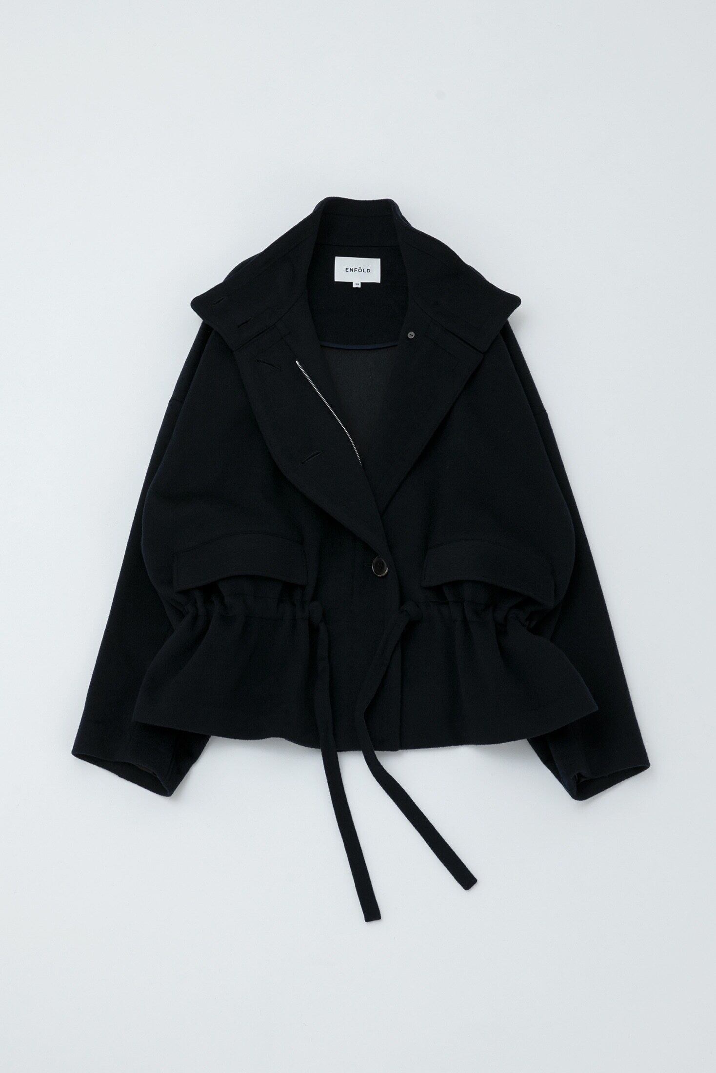22AW】ENFOLD エンフォルド / STAND SHORT COAT | TRENTオンライン 