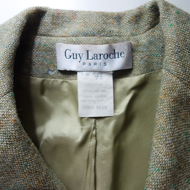 【MADE IN FRANCE】Guy Laroche Paris ダブルブレストジャケット "CROISE FEMININ"