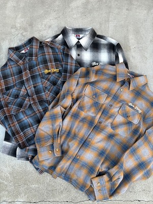 BEN DAIVIS / OMBRE CHECK SHIRT / SHIRT / 長袖シャツ / 刺繍シャツ / T-25780021