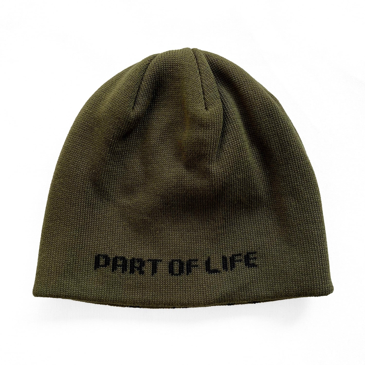 COMFORTABLE REASON / DANCING DNA BEANIE OLIVE | THE NEWAGE CLUB