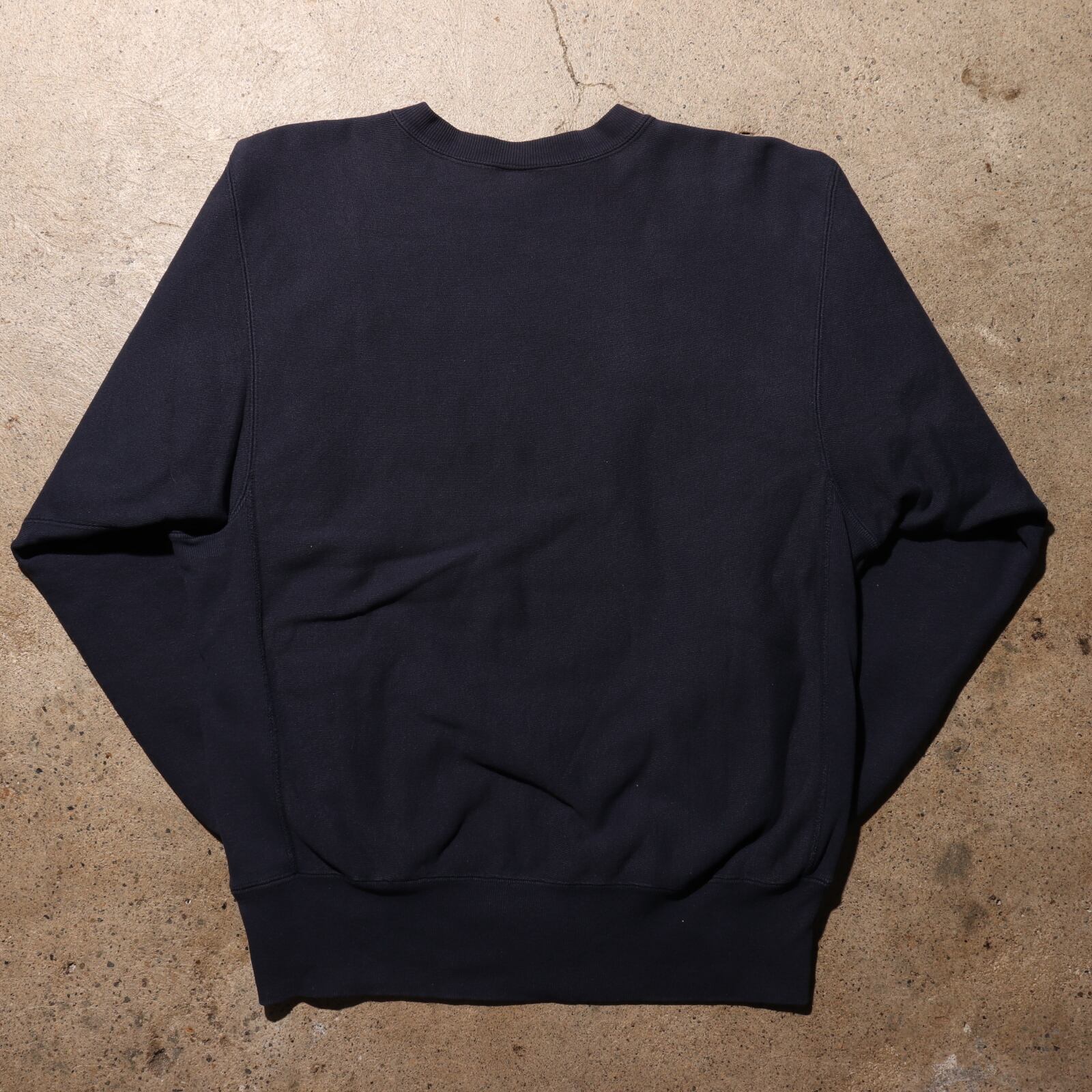 美品 L ネイビー UCバークレー 90s USA リバースウィーブ チャンピオン 
