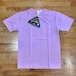 吊り編み クルーネック Tee(Purple) / BARNS OUTFITTERS BR-1100P