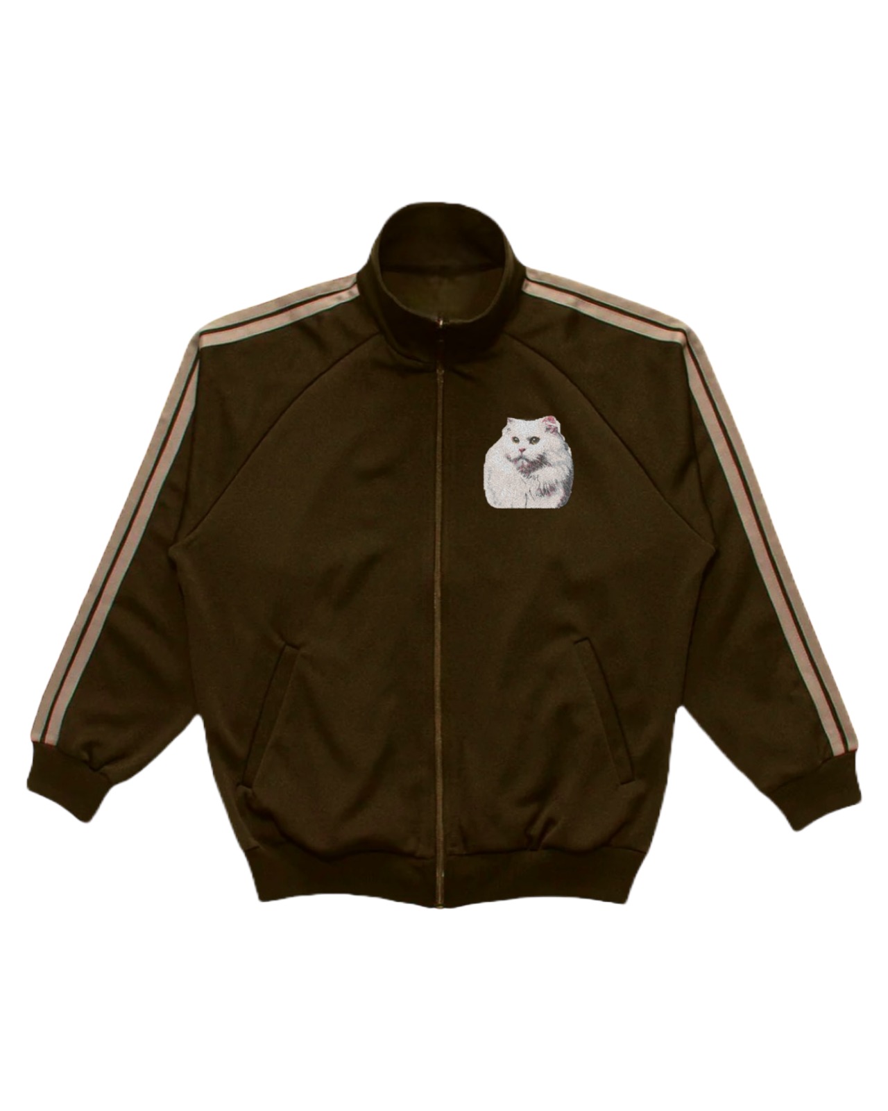 Real Embroidery - Persian Cat Track jacket