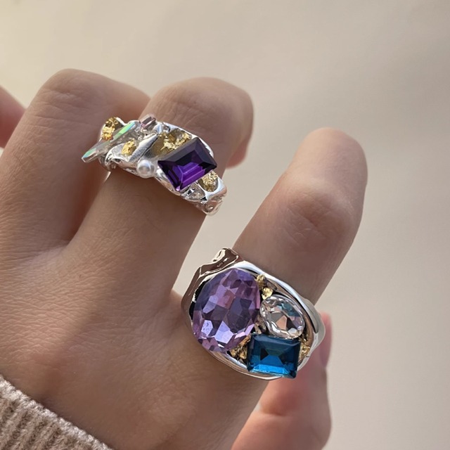 Color stone ring set　RW1258