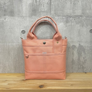 当店人気No.1.▽Bi Color Tote "M"【シェルピンク】