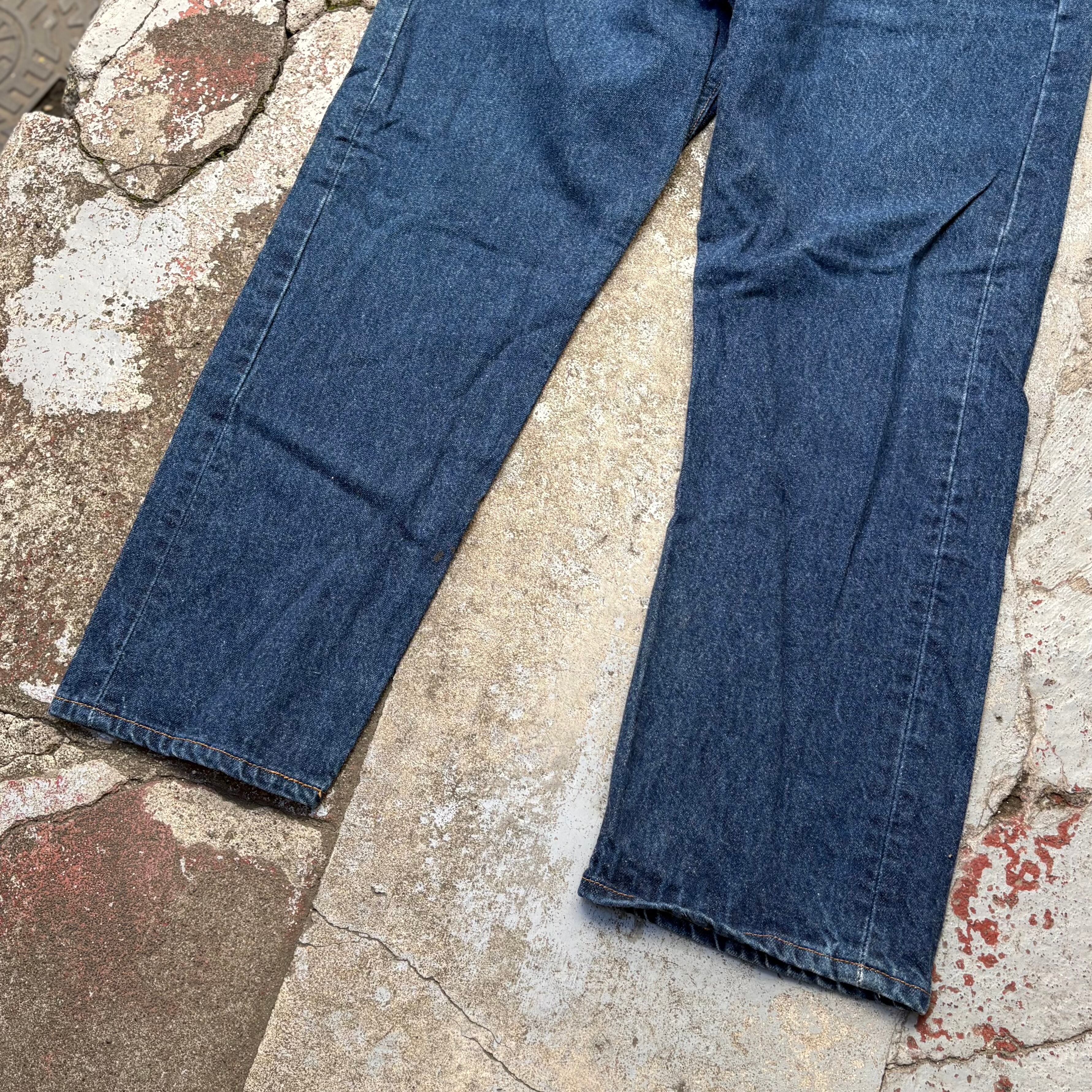 毛羽立ちデニム 90s USA製 levis リーバイス 501 濃紺 毛羽立ちありの 