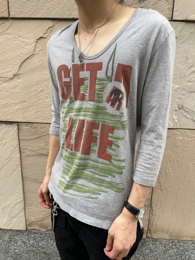 Vivienne Westwood 'GET A LIFE' Graphic Long Sleeve Tee