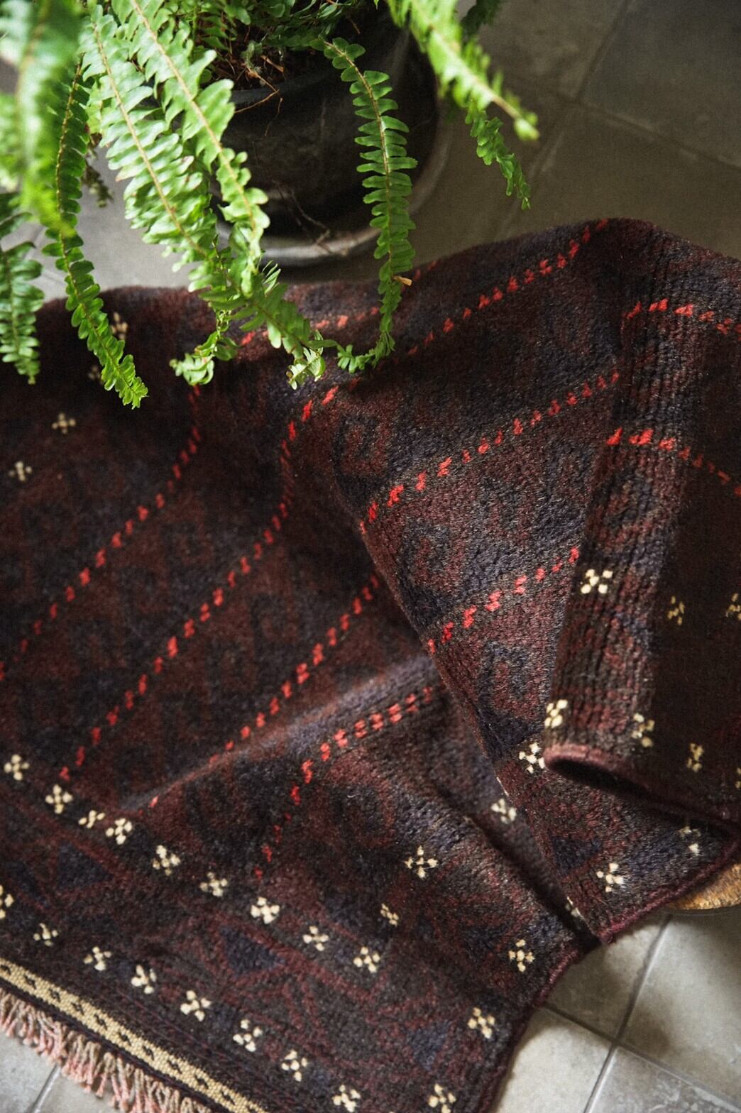 358-Vintage Baluch rug