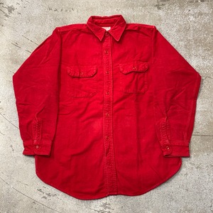 1950'S CHAMOISCLOTH RED SHIRT