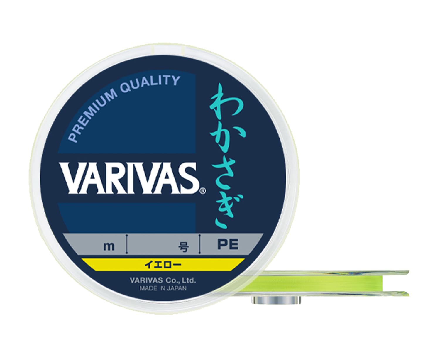 【人気】バリバス(VARIVAS) VARIVAS わかさぎ PE 30m イエロー/パープル