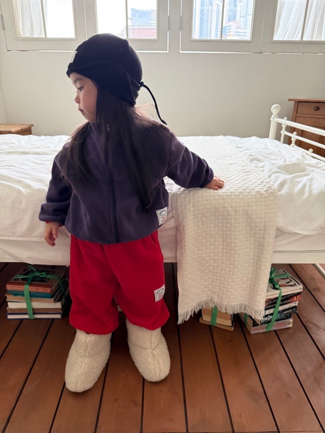 Apfel［取寄］jelly fleece zipup jacket 26winter