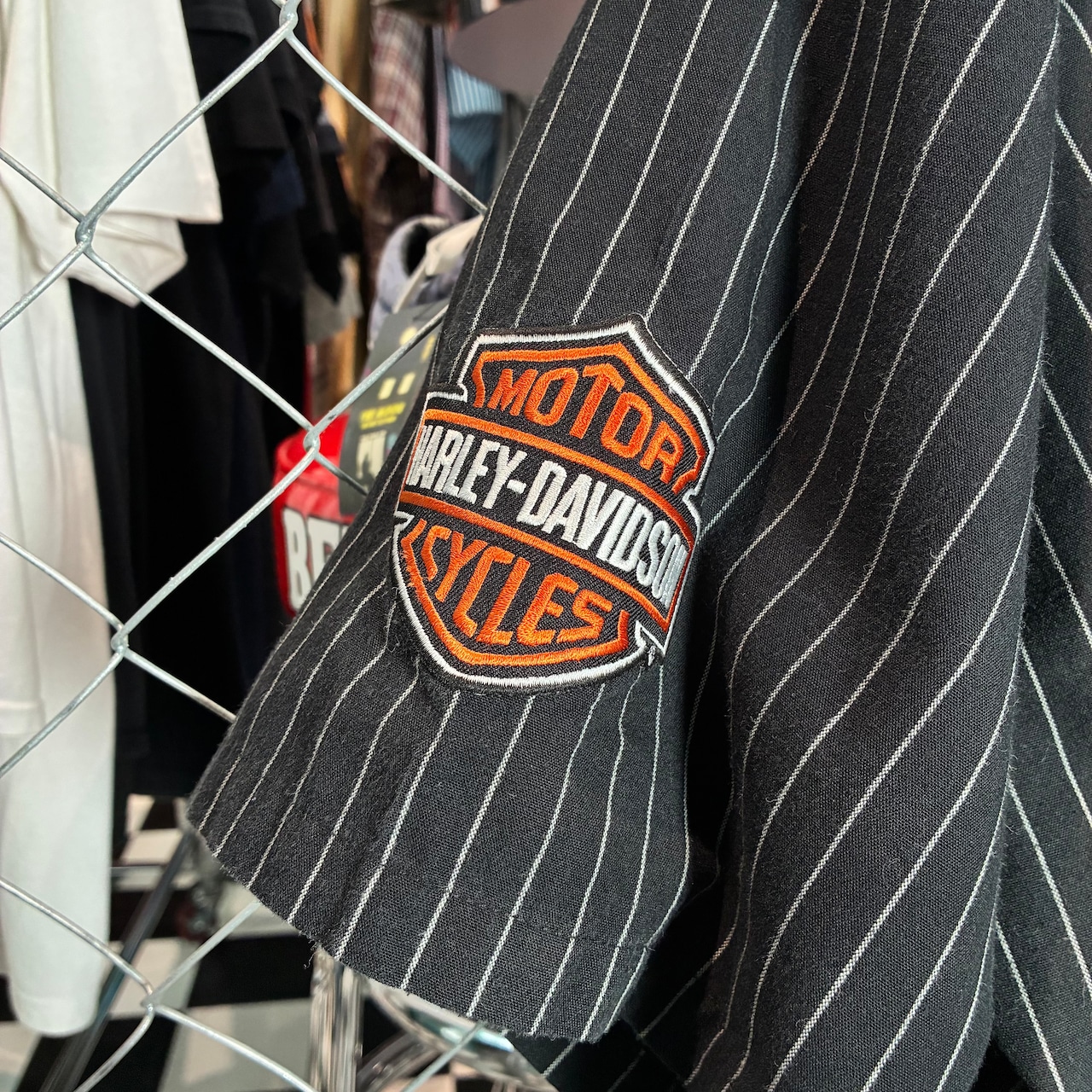 GENUINE WORK WEAR Harley-Davidson ストライプワークシャツ