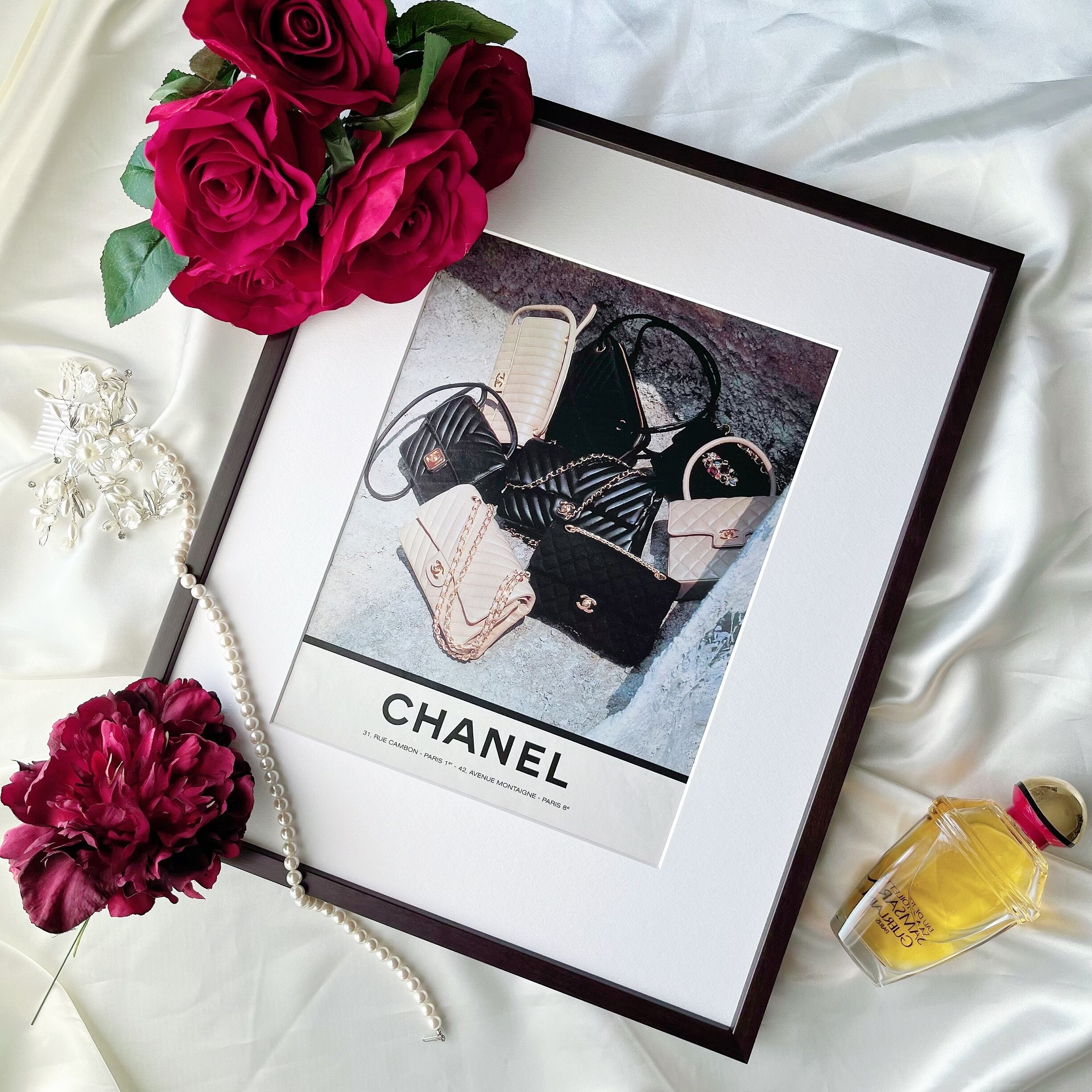 1991 広告＞ CHANEL シャネル マトラッセ ヴィンテージ アートポスター