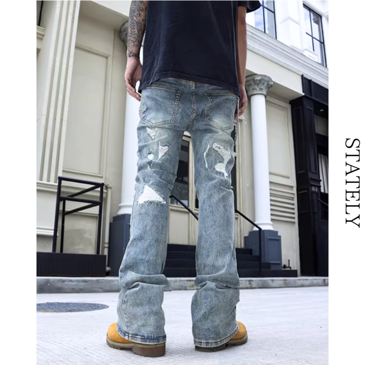 Crash Vintage デストロイデニム_B103・画像3