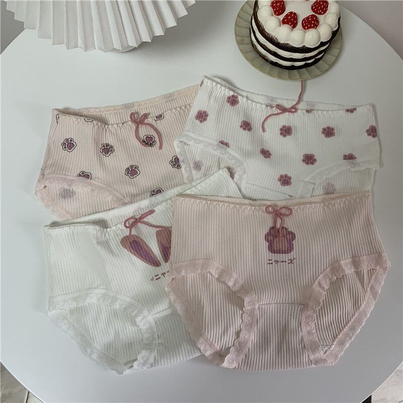 レディースリボン ピンク コットン 大人ガーリー スウィート キュート カジュアル ピュア 萌量不足64929327935