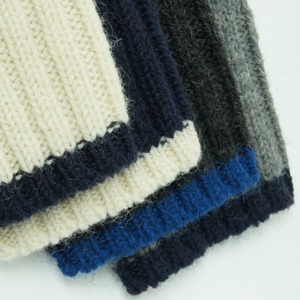 ハリス HARRISS SHEPLEY YARNSブリティッシュウールナヴァルクルーニット(HN222-04403)全4色