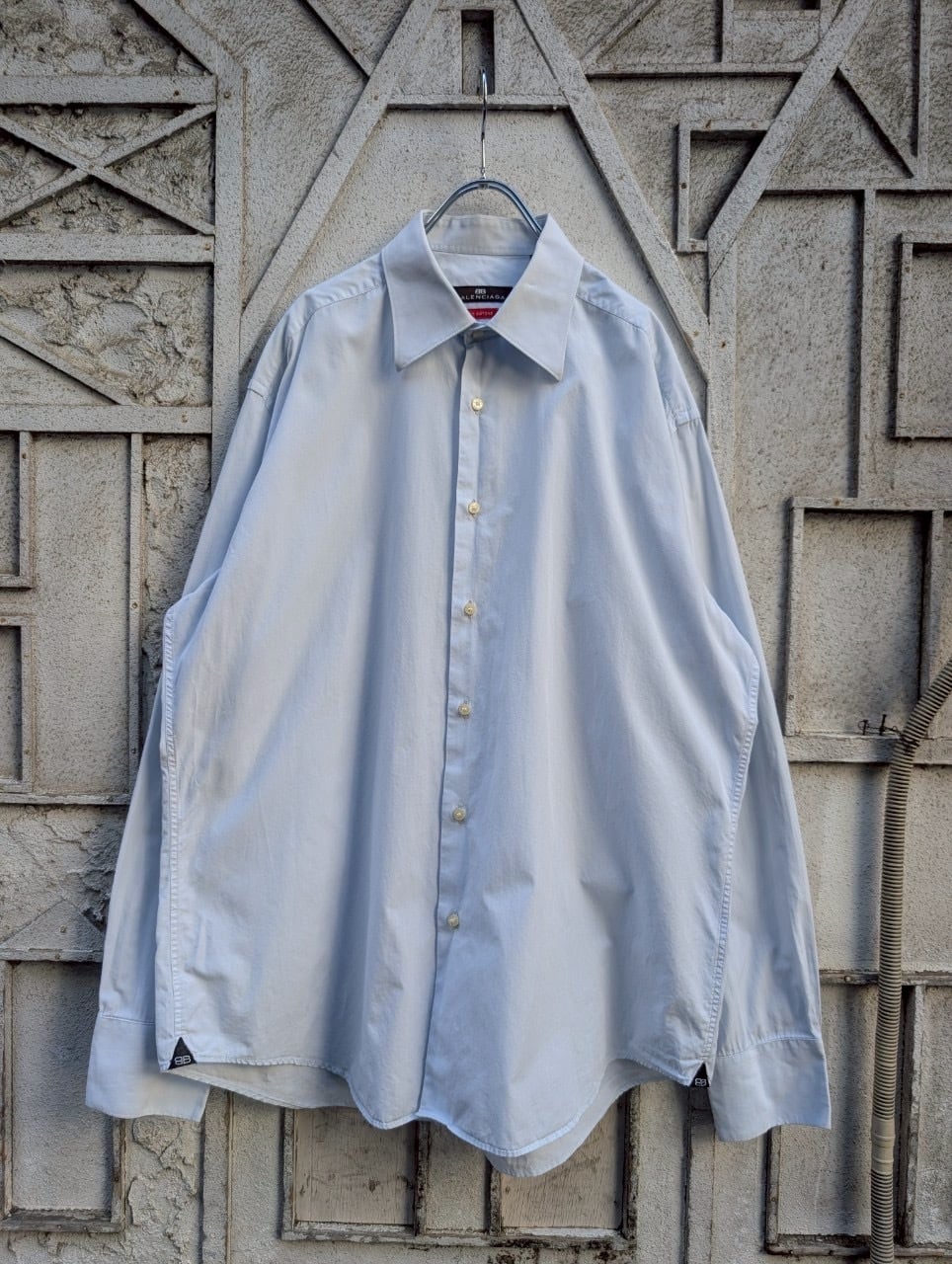 "BALENCIAGA" light blue dress shirt