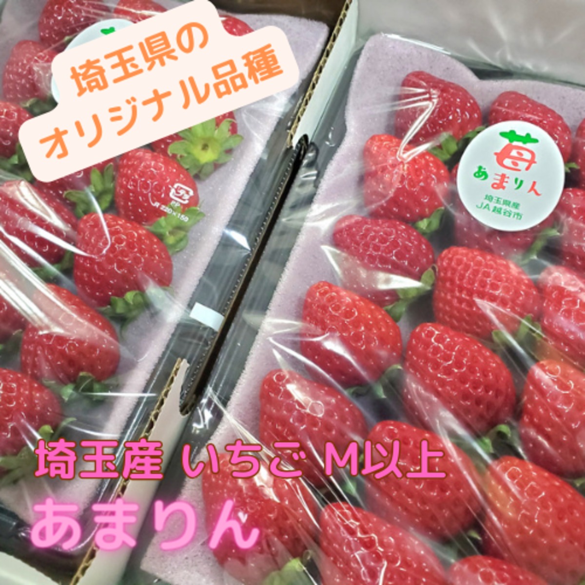 埼玉産 あまりん 1箱2PK入 いちご プレゼント ご自宅用に | ふるさとの
