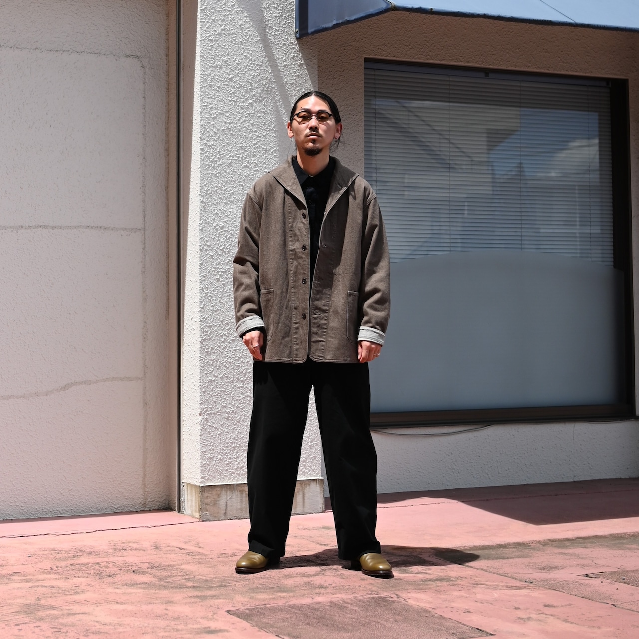 THE DAY(ザデイ)ORGANIC COTTON CORDUROY SHIRTコーディネート