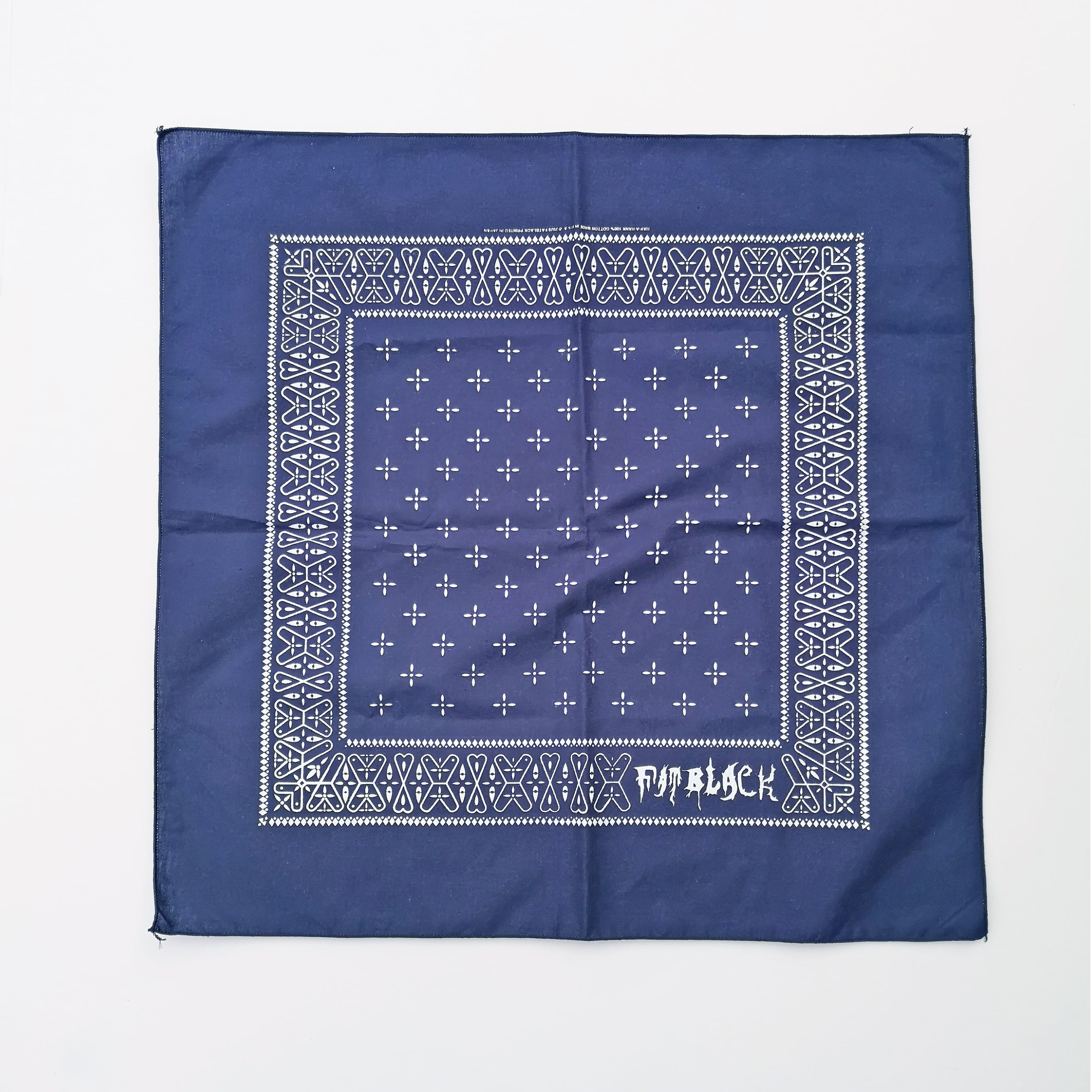 FATBLACK CROSS BANDANA NAVY