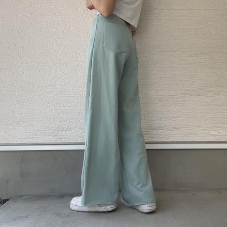 ミント | MILLAMOON powered by BASE muguet ハイウエストストレートパンツ mint ミント