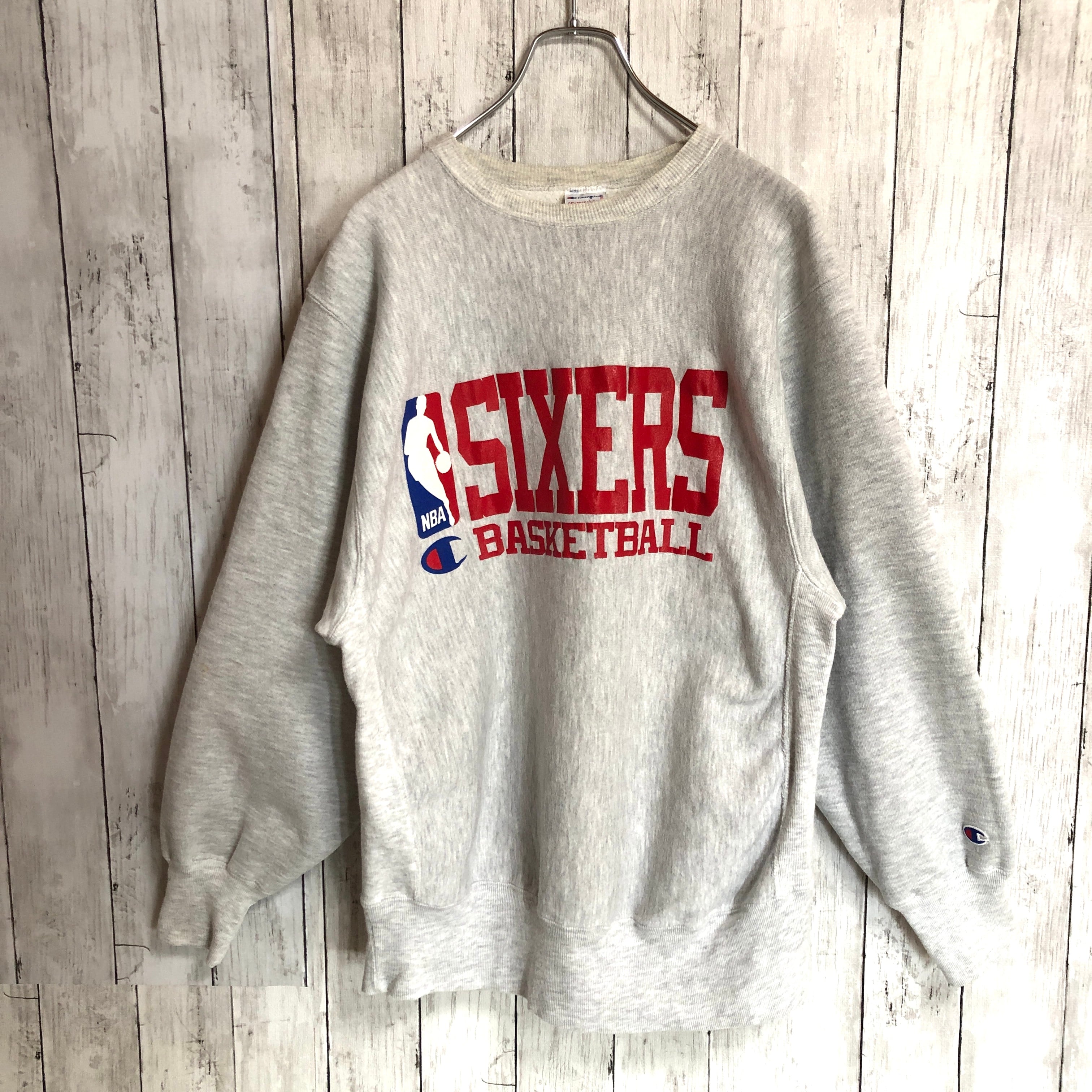 チャンピオン リバースウィーブ ロケッツ nba 刺繍タグ スウェット 90s