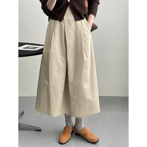 A-line cotton skirt　302198