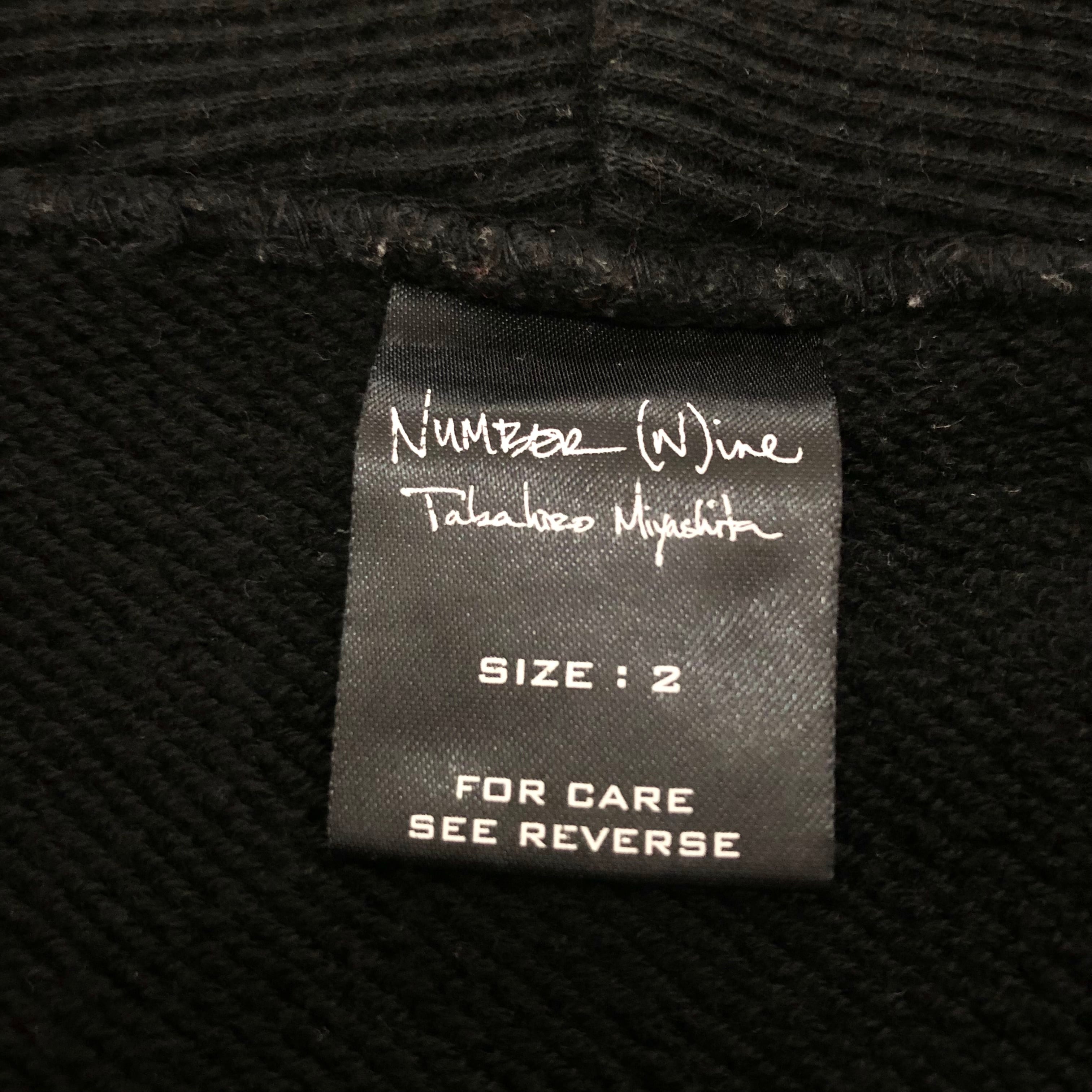 NUMBER (N)INE/06ss ガンズ期/ROSE 91numbering Hoodie/2/ナンバリング
