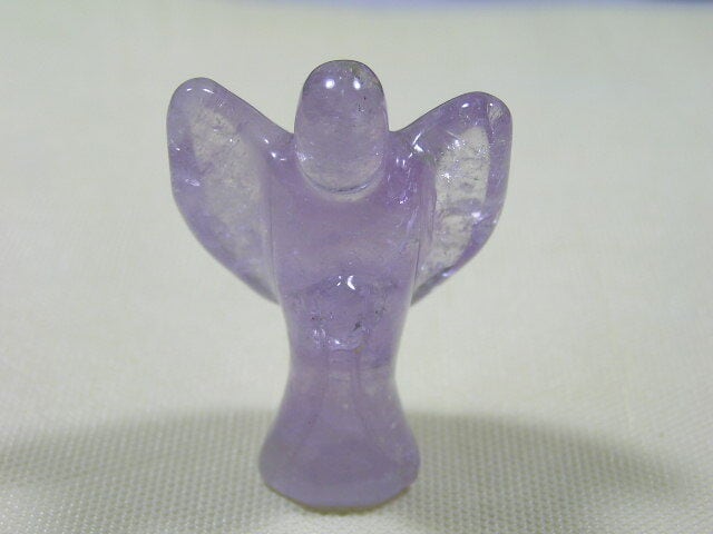 アメジスト（紫水晶）の天使 置物 幸運・魔除け・開運クリスタル