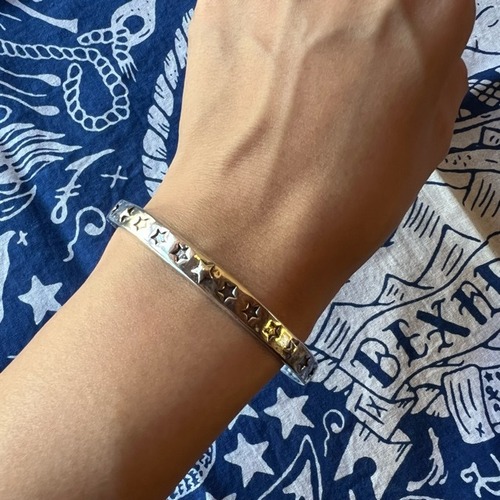 TOPANGA Jewelry　Sterling Silver Bangle　スターリングシルバーバングル　ブレスレット　シルバーバングル　スター　星　バングル