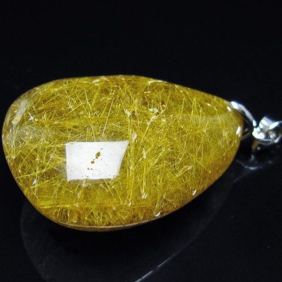 ルチルクォーツ ペンダント 一点物 メール便可 [M便 1/20] 112-13014